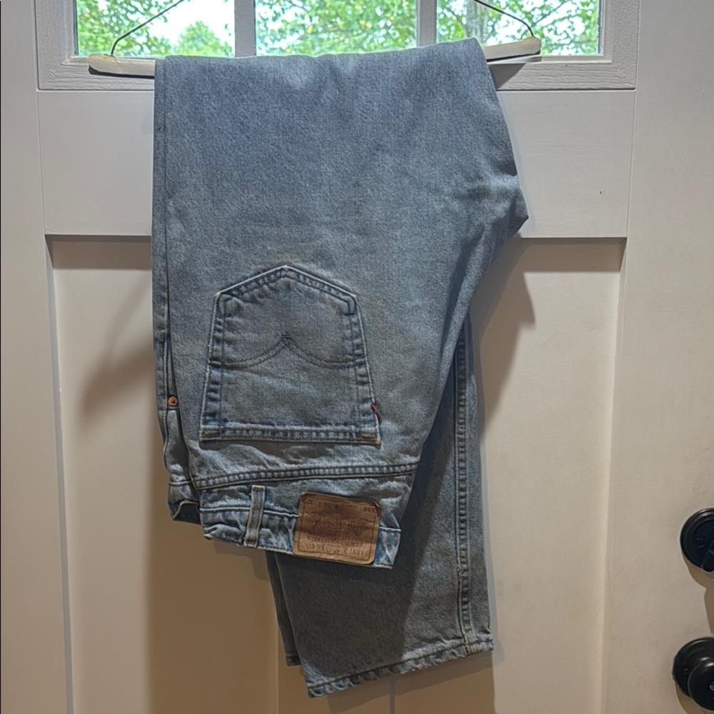 Levi's 550 Blue Relaxed Fit Jeans Soft Denim